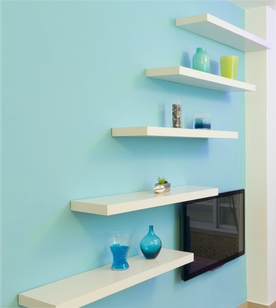 Interior design in a new houseの写真素材