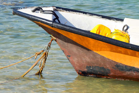  Old fishing  boat on the sea in Israel の写真素材