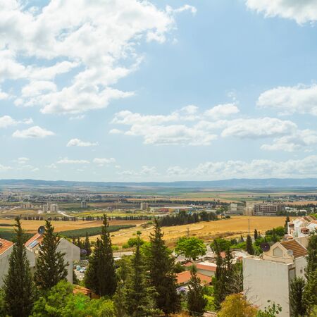 Afula  City of development in north of Israel  Province in northern Israelの写真素材