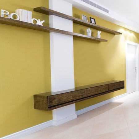 Interior design in a new house  の写真素材