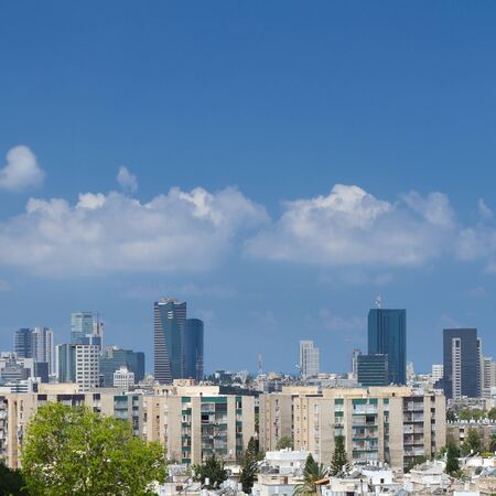 Tel-Aviv panorama city. Israel.の写真素材