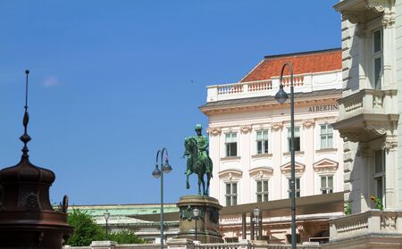 Architecture of Vienna - cityscape of Austrian capital city.のeditorial素材