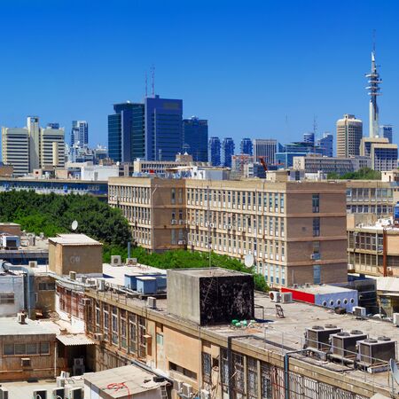 High resolution panorama of Tel-Aviv city. Israel. の写真素材