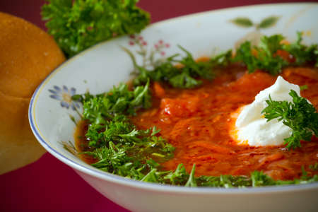  Borsch  Russian and Ukrainian red soup の写真素材
