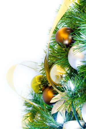 Decorated christmas tree in New Year 2013の写真素材