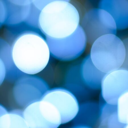 Blurry pattern of colorful decoration lightsの写真素材