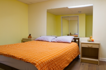 Bedroom Interior design with furnishings in a new house.の写真素材