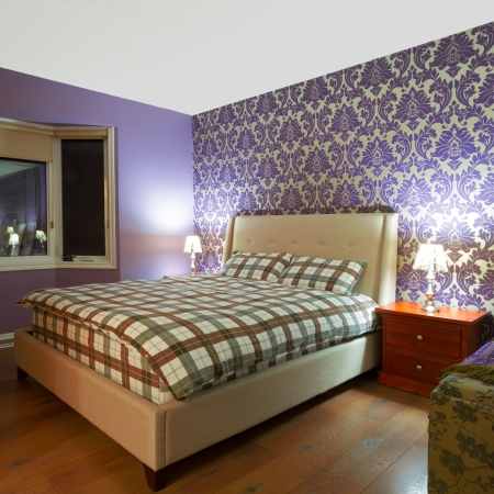 Romantic bedroom interior designの写真素材