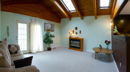 Interior design in a new houseの写真素材