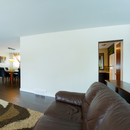 Living room Interior design in a new houseの写真素材
