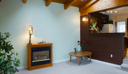 Interior design in a new houseの写真素材