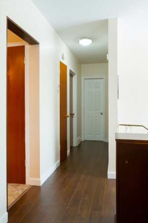 New house empty hallway interiorの写真素材