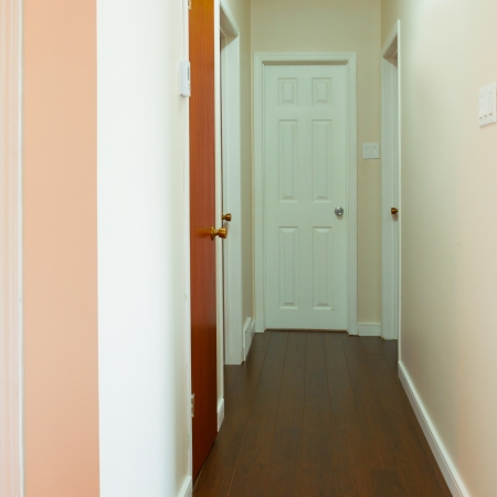 New house empty hallway interiorの写真素材