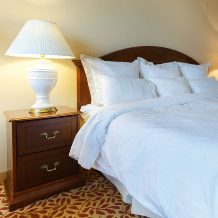 Bedroom modern interiorの写真素材