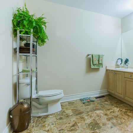 Interior design of a bathroom  in new houseの写真素材