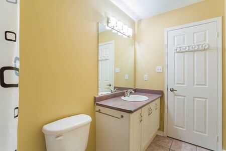 Interior design of a bathroom  in new houseの写真素材