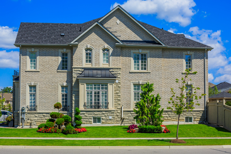 Custom built luxury house  in the suburbs of Toronto, Canada.の写真素材