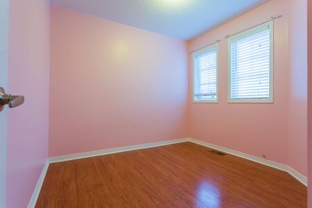 Empty  Bedroom after renovation in a New Houseの写真素材