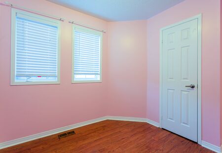 Empty  Bedroom after renovation in a New Houseの写真素材