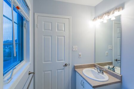 Interior design of a bathroom  in new hotelの写真素材