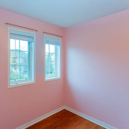 Empty  Bedroom after renovation in a New Houseの写真素材