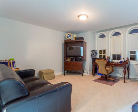 Living Room Interior Design in a new houseの写真素材