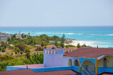 View on hotel , Cayo Largo island. Cubaの写真素材