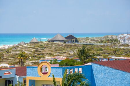View on hotel , Cayo Largo island. Cubaの写真素材