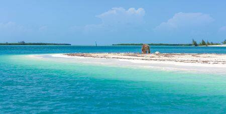 Tropical beach in Cayo Largo, Paraiso beach. Cubaの写真素材