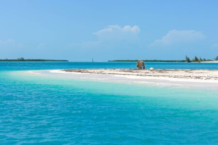 Tropical beach in Cayo Largo, Paraiso beach. Cubaの写真素材