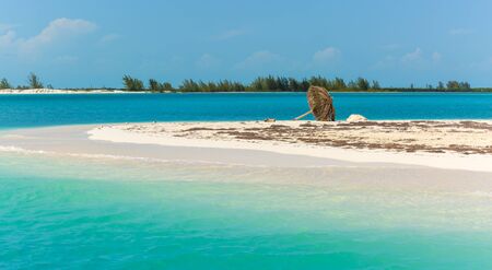 Tropical beach in Cayo Largo, Paraiso beach. Cubaの写真素材