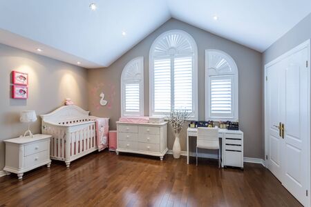 Children living room interior design for girlsの写真素材