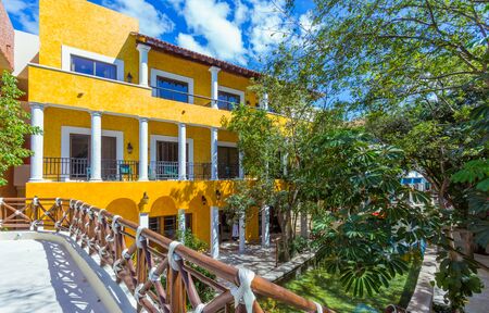 Hotel at Cancun. Mexicoの写真素材
