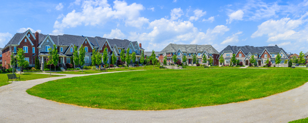 Luxury houses in North Americaの写真素材