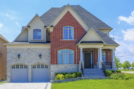 Luxury house in the suburbs of Toronto, Canada.の写真素材