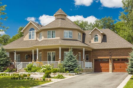 Luxury house in the suburbs of Toronto, Canada.の写真素材