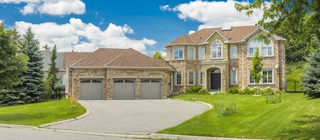 Luxury house in the suburbs of Toronto, Canada.の写真素材