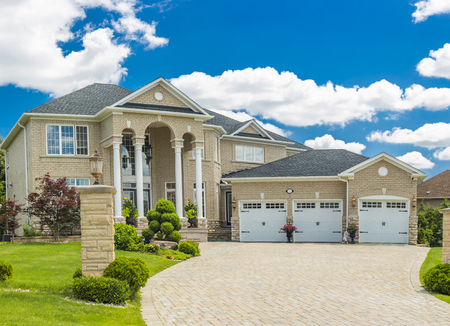 Luxury house in the suburbs of Toronto, Canada.の写真素材
