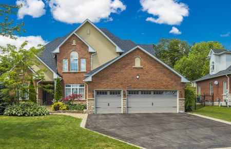 Luxury house in the suburbs of Toronto, Canada.の写真素材