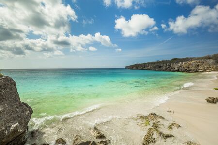 Grote Knip beach, Curasao Tropical beachの写真素材