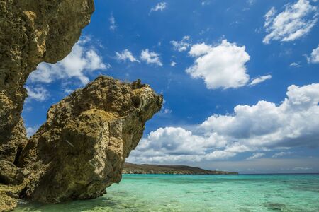 Grote Knip beach, Curasao Tropical beachの写真素材