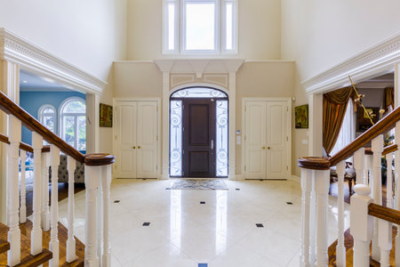Interior design of custom build houseの写真素材