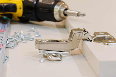 housework minor repairs, home hand tools and furniture detailsの写真素材