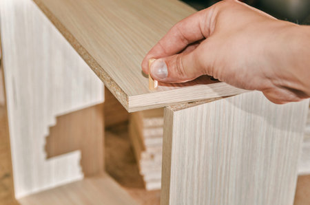 assembly of furniture