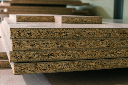 board chipboard cut partsの写真素材