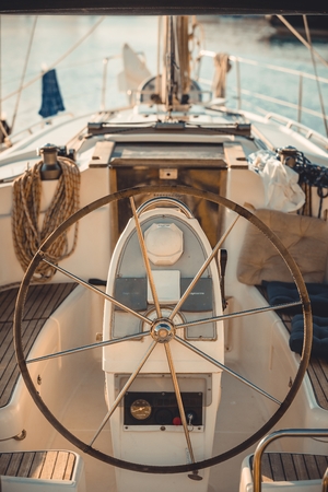 Equipment of yachts and sailing shipsの写真素材