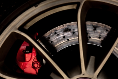 sports car brake systemの写真素材
