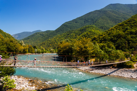 New-Athos monastery on the bank of Black sea in Abkhaziaのeditorial素材