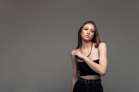 Need to think. Serious young woman while being deep in thoughts about her problems and family...