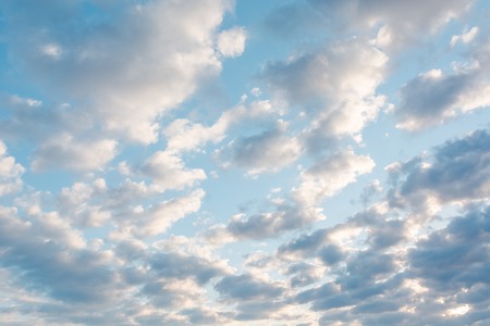 Clouds in the sky. Clouds in the sky. Also the blue sky is a lot of clouds. Cloudy.の写真素材